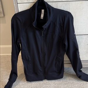 Alo blk full zip jacket
